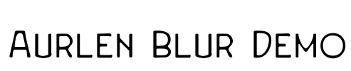 Aurlen Blur Demo