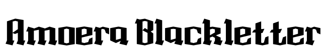 Amoera Blackletter