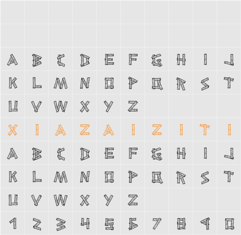 Ahoy mates 字符映射表