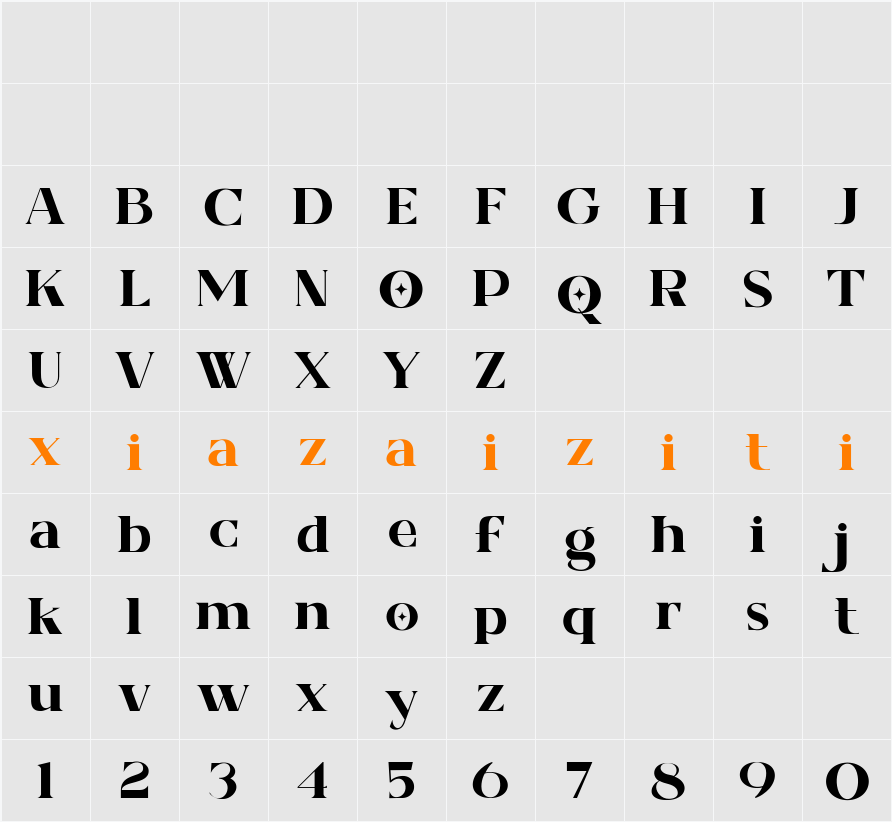 Virgo Delight 字符映射表