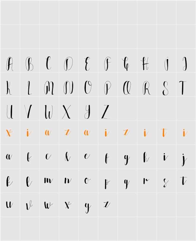 Allia 字符映射表