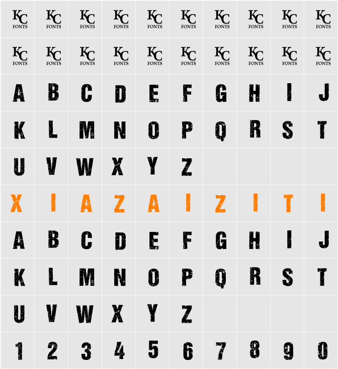 ALL AGES 字符映射表