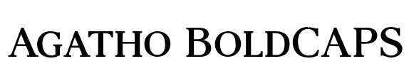 Agatho BoldCAPS