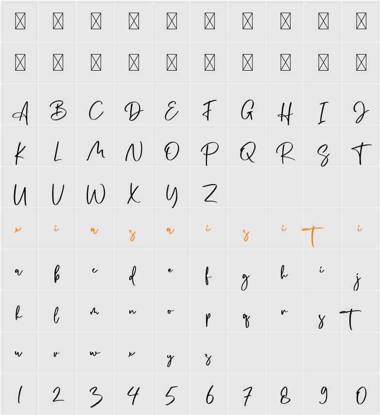 Dillnation 字符映射表