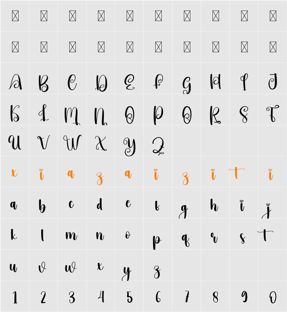 After 字符映射表