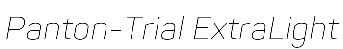 Panton-Trial ExtraLight