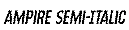 Ampire Semi-Italic