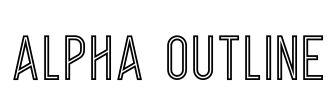Alpha Outline