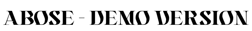 Abose - Demo Version