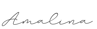 Amalina 字体预览图