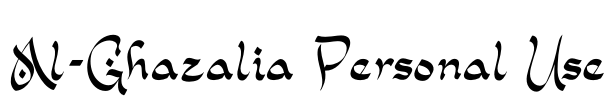 Al-Ghazalia Personal Use
