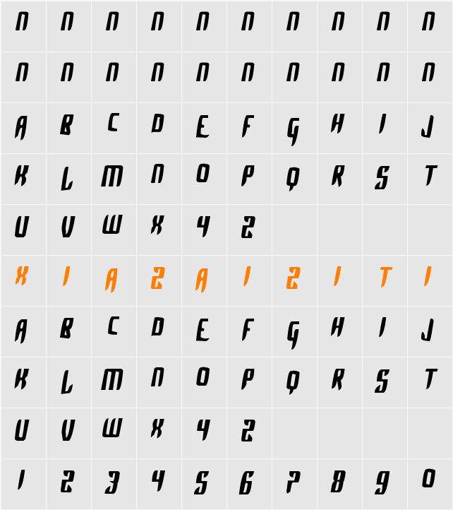 Alpha Sapphire 字符映射表