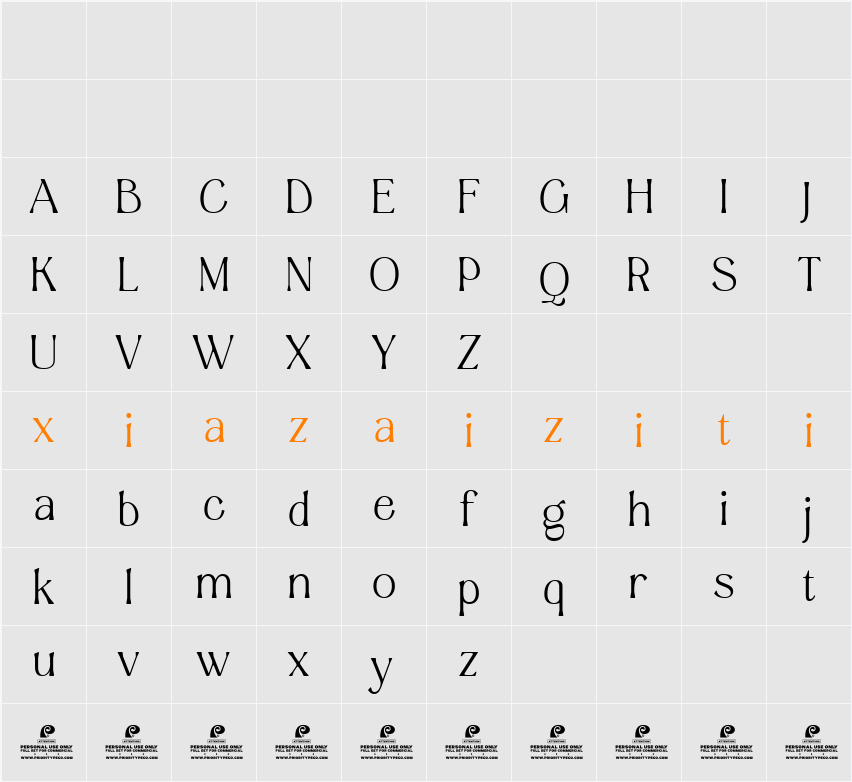 Aesthetic Wonder 字符映射表