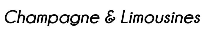 Champagne & Limousines