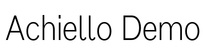 Achiello Demo