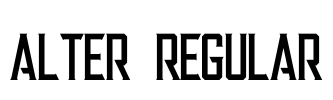 Alter Regular