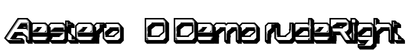 Aestero 3D Demo rudeRight