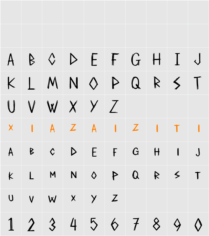Already Broken Dull Demo Versio 字符映射表