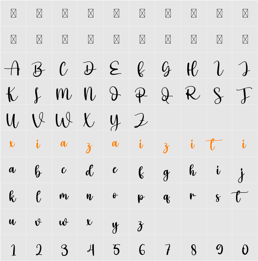 Activity 字符映射表