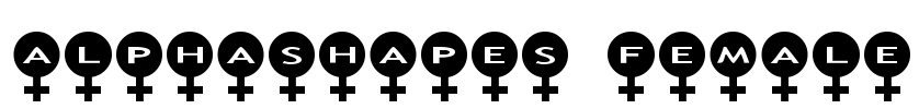 AlphaShapes female