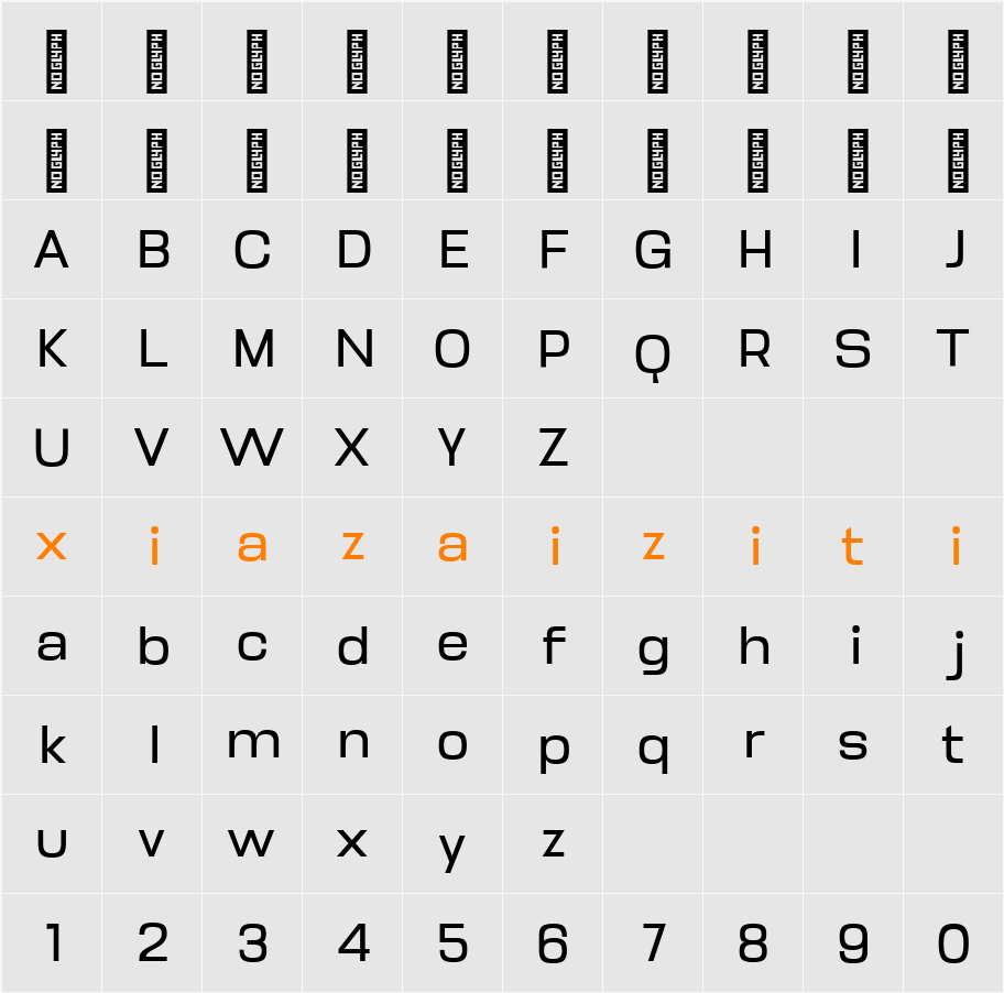 AT Pinko 字符映射表