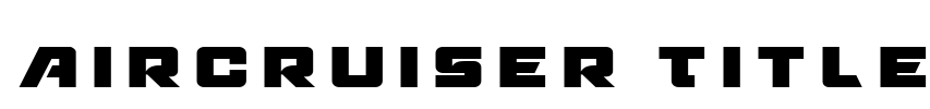 Aircruiser Title