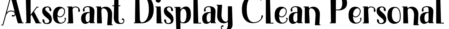 Akserant Display Clean Personal