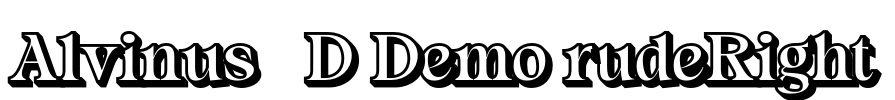 Alvinus 3D Demo rudeRight