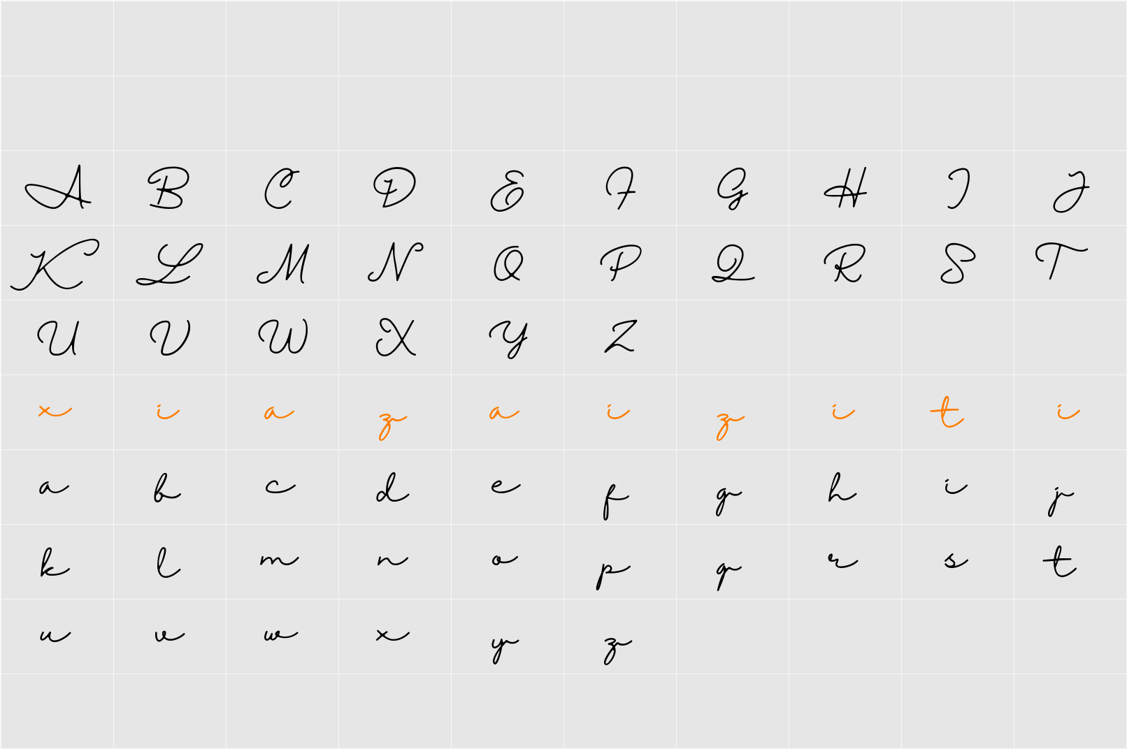 Halimun 字符映射表