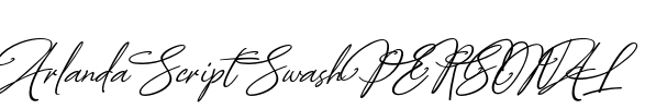 Arlanda Script Swash PERSONAL