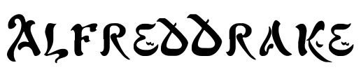 AlfredDrake 字体预览图