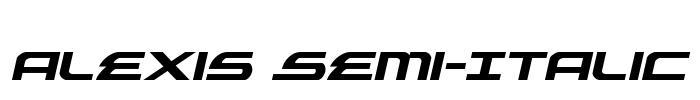 Alexis Semi-Italic