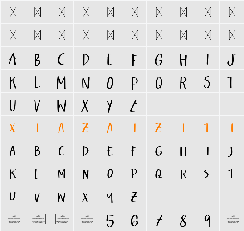 Salting 字符映射表