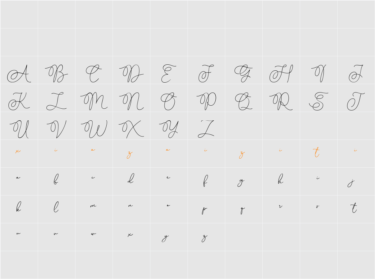Andrew Britton 字符映射表