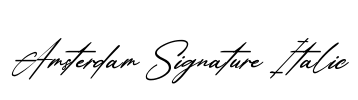 Amsterdam Signature Italic