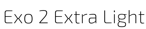 Exo 2 Extra Light