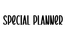 Special Planner