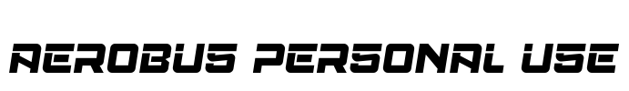 Aerobus Personal Use