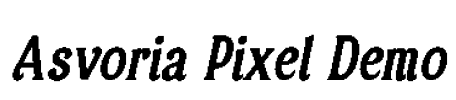 Asvoria Pixel Demo