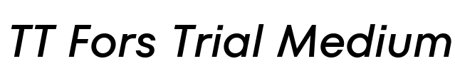 TT Fors Trial Medium