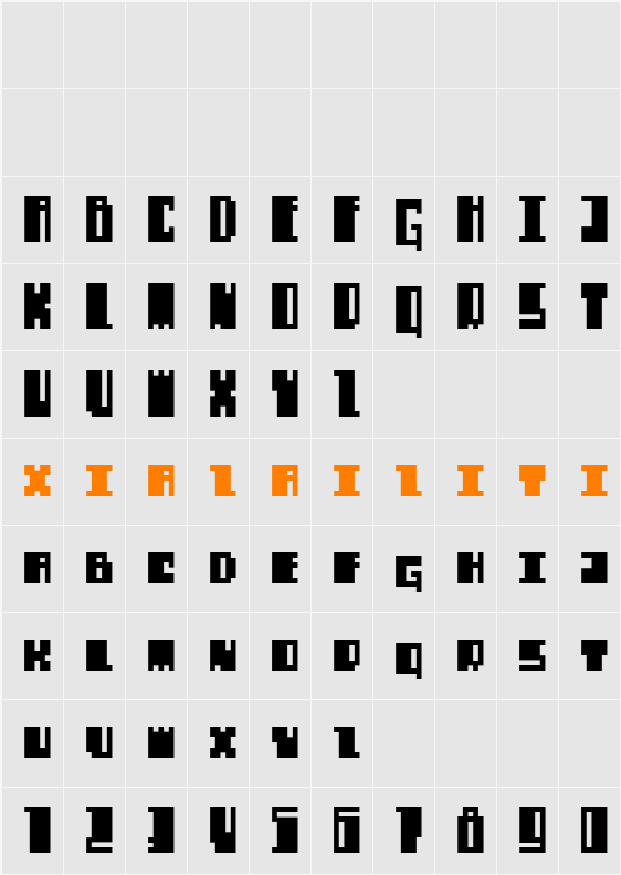 Alachua 字符映射表