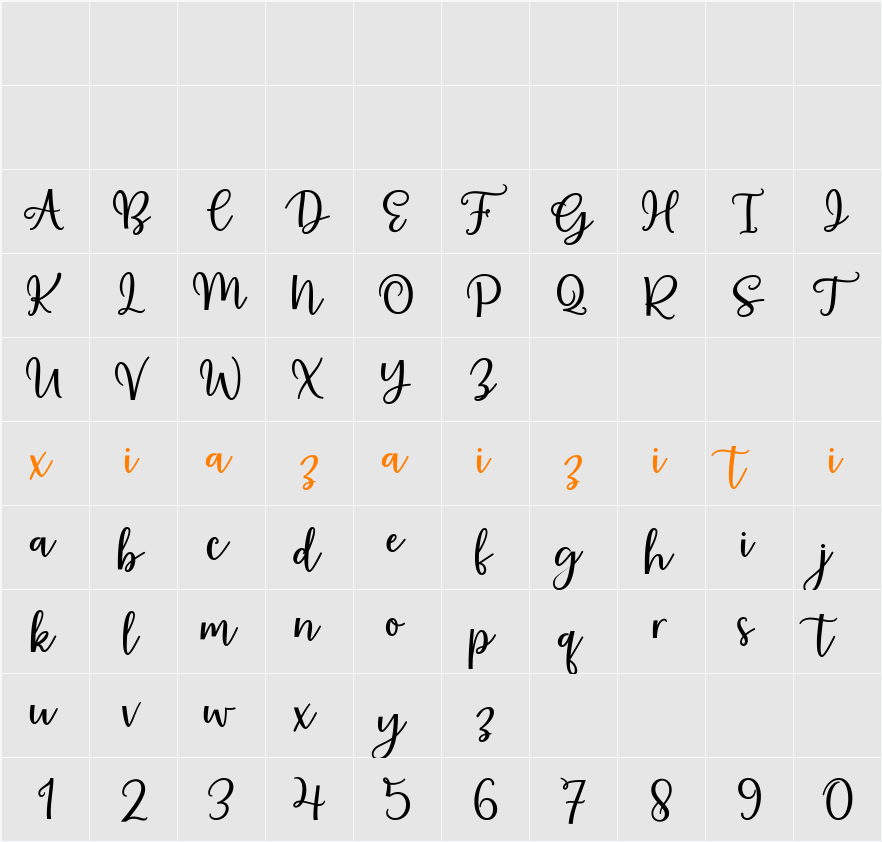 Almost There  字符映射表