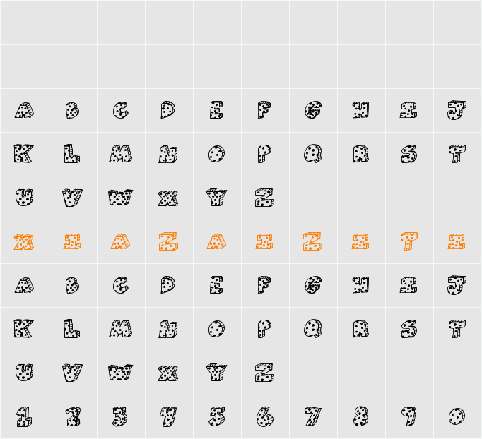 AgendaClash 字符映射表