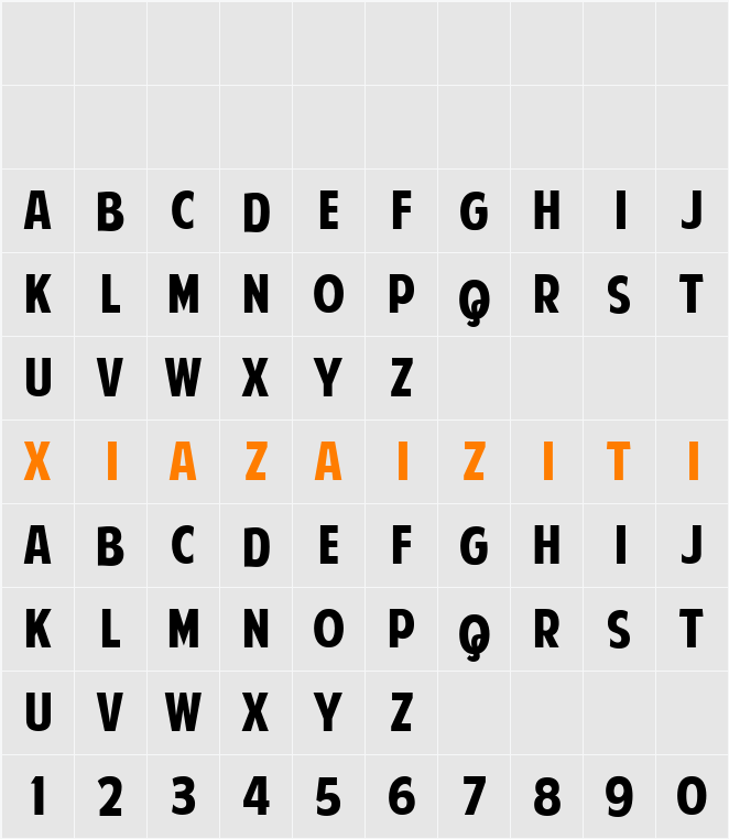 American Purpose 字符映射表