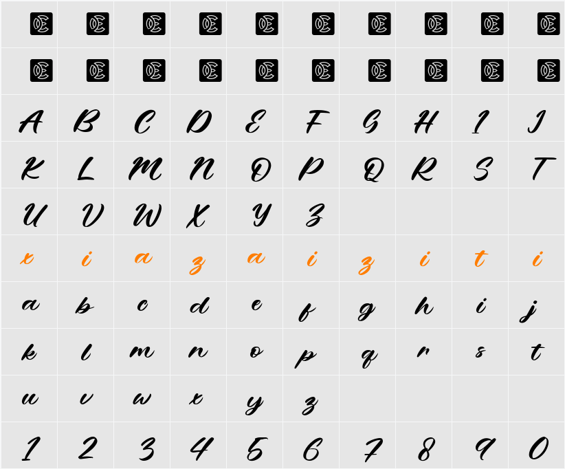 NCL Mahqusep Copisela 字符映射表