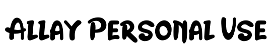 Allay Personal Use