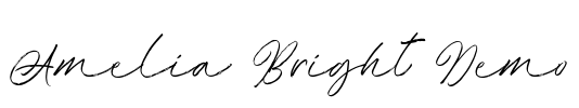 Amelia Bright Demo