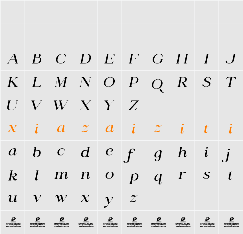 Radiant Charisma DEMO Med 字符映射表