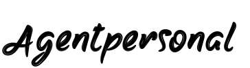 Agentpersonal 字体预览图