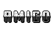 Amigo 字体预览图